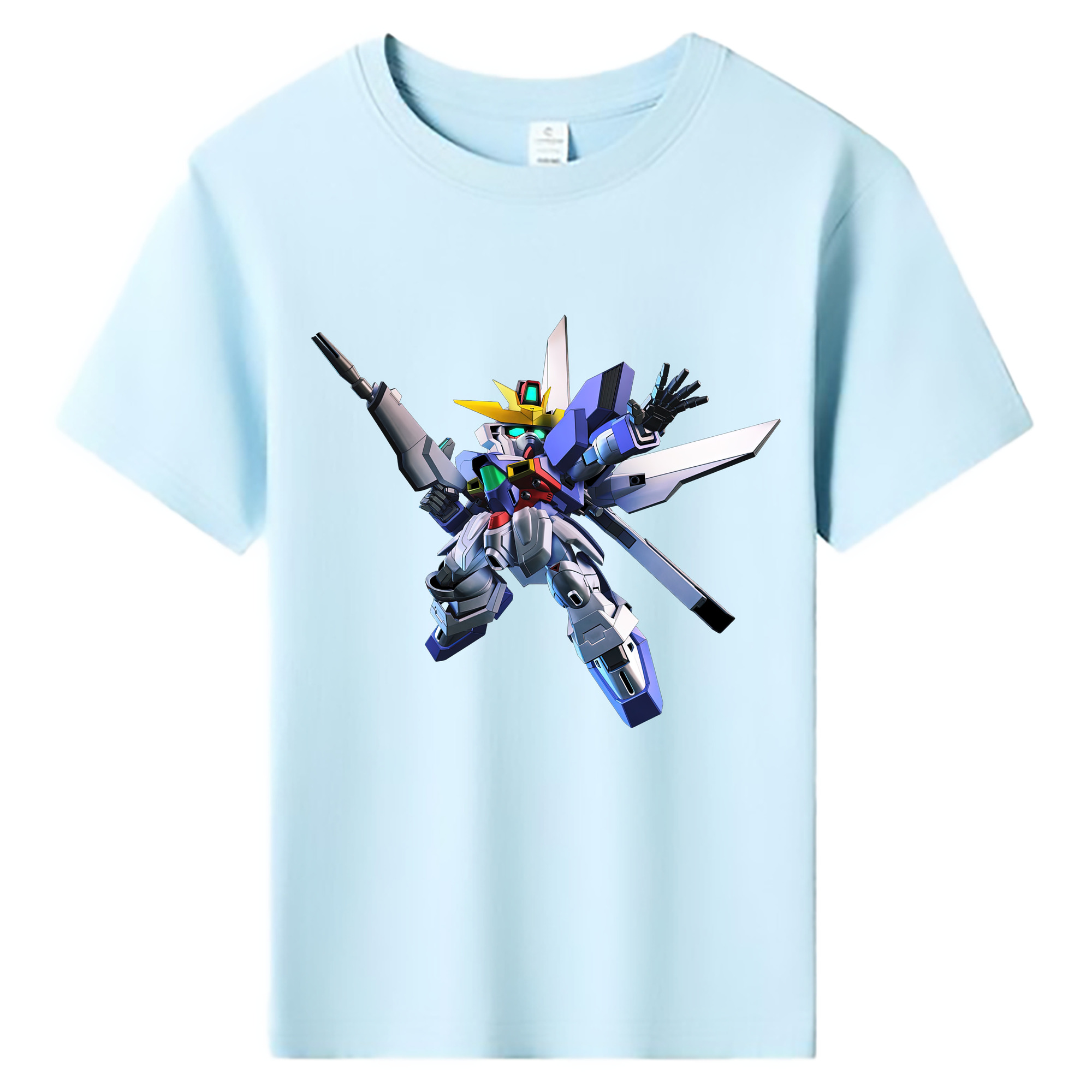 （画像用） 機動戦士ガンダム Mobile Suit Gundam 綿100％キッズTシャツ（フロントプリント）
